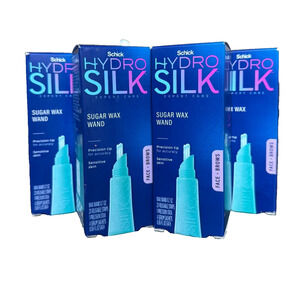 Schick Hydro Silk Sugar Wax Wand 0.7oz 4-Pack Eyebrow & Face – New